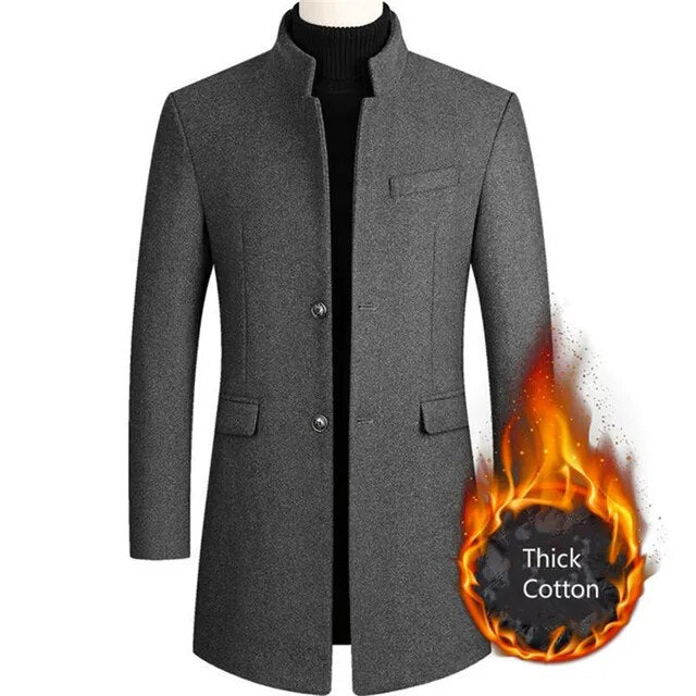 Long Woolen Coat