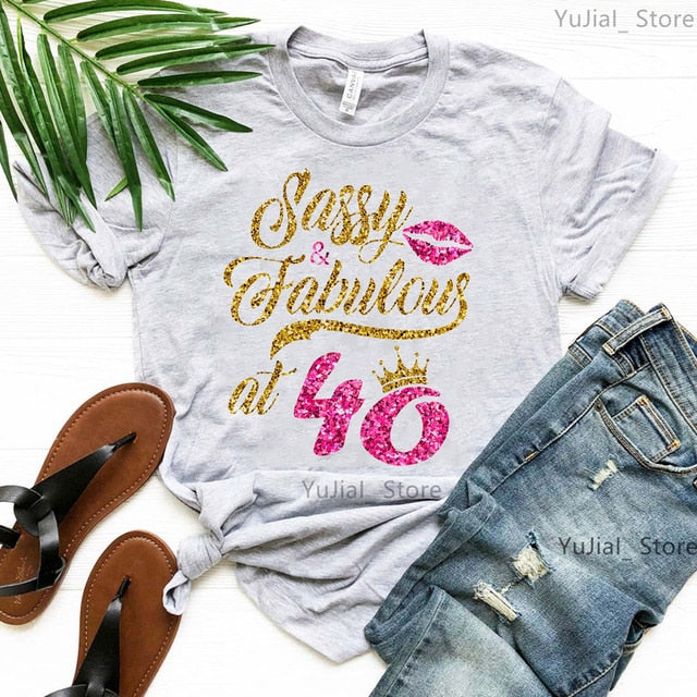 January To December Graphic Print T-Shirt Top for Women