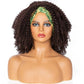 Kinky Curly Synthetic Headband Wigs For Women