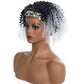 Kinky Curly Synthetic Headband Wigs For Women