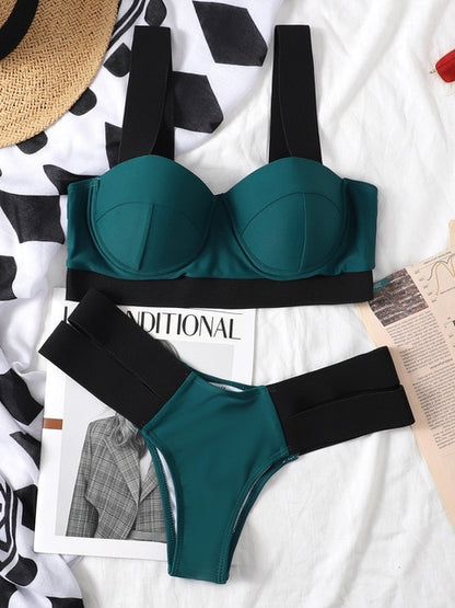 Mayo Push Up Underwire Bathing Suit- Two piece