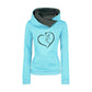 Cat Printing Sweatshirt Hoodies for Women