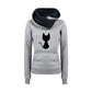 Cat Printing Sweatshirt Hoodies for Women