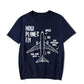 How Planes Fly Engineer Pilot Airplane Luminous Print Tees T-shirt for Men