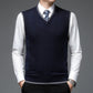 Pullover Sweater V Neck Knit Vest
