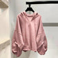 Lantern Sleeve Hoodies Sweatshirt for Women