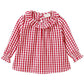 Checkered Blouse Top for Kids