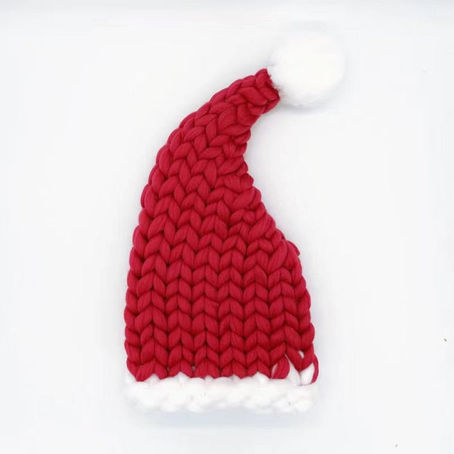 Knitted Santa Claus Hat for Christmas
