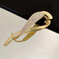Metal Pearl Gold Hair Clip Diamond