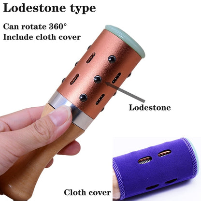 Jade Facial Beauty Massage Device Warm Moxibustion Rods Rotatable Lodestone Massager