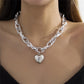 Twisted Chunky Chain Necklace For Women