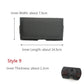 Double Layer Canvas Coin Key Card Holder Phone Cover Case Waist Bag