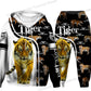 The Tiger 3d Print Hoodie Set