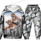 The Tiger 3d Print Hoodie Set