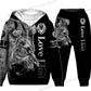 The Tiger 3d Print Hoodie Set