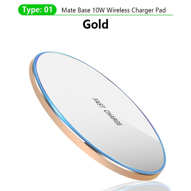 Ultra-thin Metal Pad 10w Wireless Fast Charger