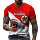 T shirts 3d Castrol Print Short Sleeve Letter Tops Fashion Oil