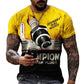 T shirts 3d Castrol Print Short Sleeve Letter Tops Fashion Oil