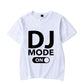 Dj Mode Print Luminous Tees T- shirt for Men