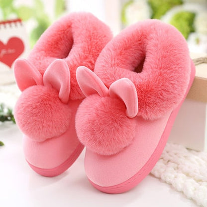 Winter Warm Fluffy Slippers For Women