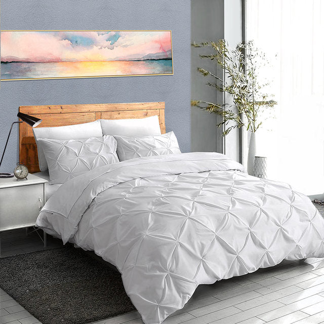 Luxury Bedding Set Duvet Comforter Cover With 2 Pillows Case 240x220
