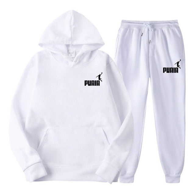 Hooded Sweatshirt Suit Men And Women- Two Piece Set