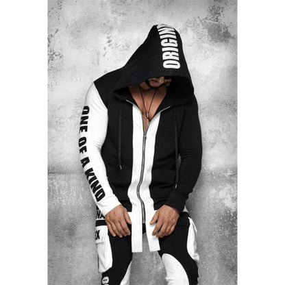 Cool Hooded Jacket and Pants Jogging Suit Tracksuits for men