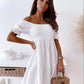 Puff Sleeve Mini Dress for Women