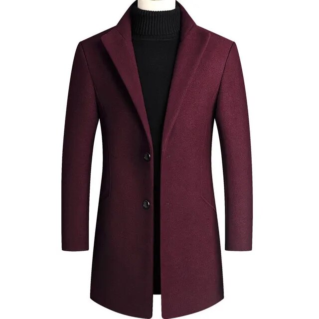 Long Woolen Coat