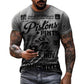 T shirts 3d Castrol Print Short Sleeve Letter Tops Fashion Oil