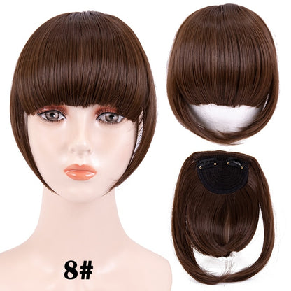 Synthetic Bangs Hair Extensions Clip In Bangs 6 Inch