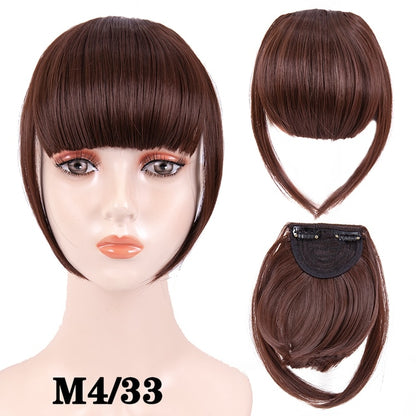 Synthetic Bangs Hair Extensions Clip In Bangs 6 Inch