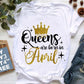 January To December Graphic Print T-Shirt Top for Women