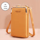 Women Bags Soft Leather Phone Purse Crossbody Shoulder Handbag