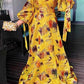 Lantern Sleeve Printed Sundress Summer dress