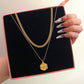 Multi Layered Pendant Necklace For Women