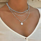 Multi Layered Pendant Necklace For Women