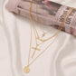 Multi Layered Pendant Necklace For Women