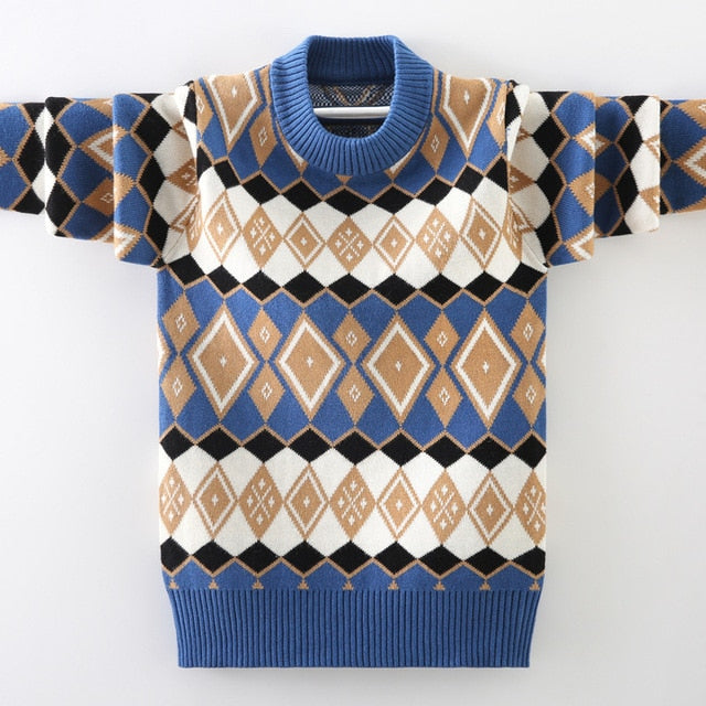 Pullover Sweater Outerwear Top For Boys