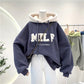 Lantern Sleeve Hoodies Sweatshirt for Women
