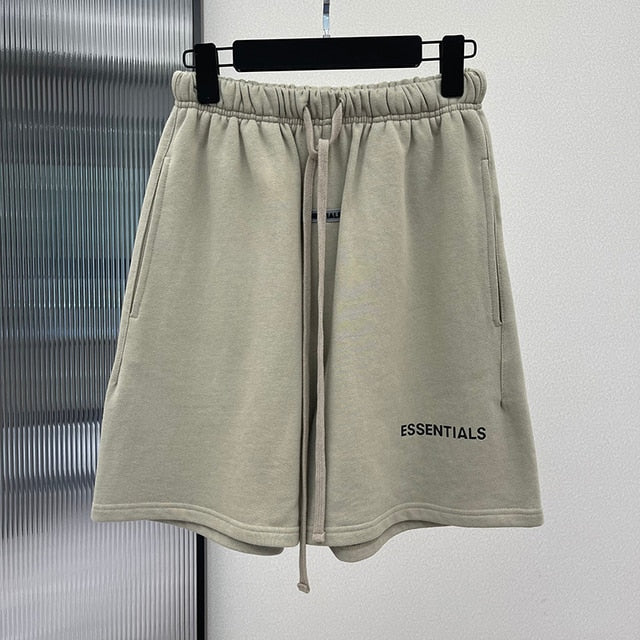 Essentials Shorts Summer High Quality Street Hip Hop Sweatpants 100%Cotton