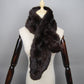 Winter Scarf Fluffy Pompoms Fur Scarves