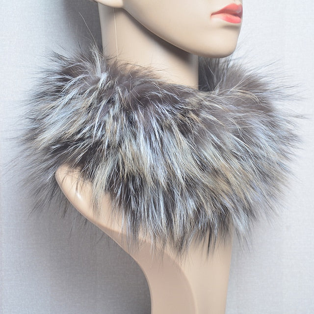 Fur Scarf Headband Neck Warmer