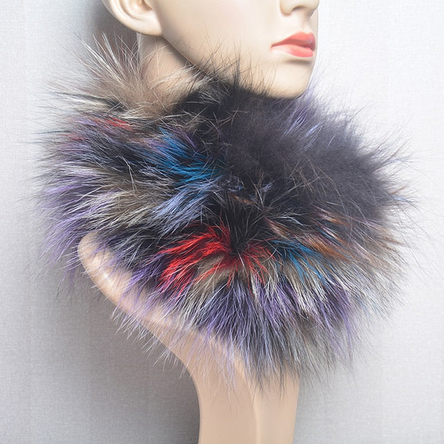 Fur Scarf Headband Neck Warmer