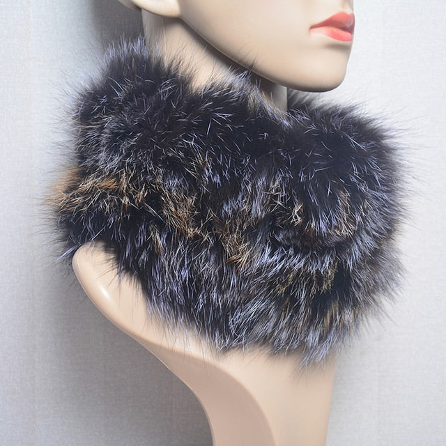 Fur Scarf Headband Neck Warmer