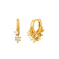 925 Sterling Silver Ear Buckle Small Hoop Earrings