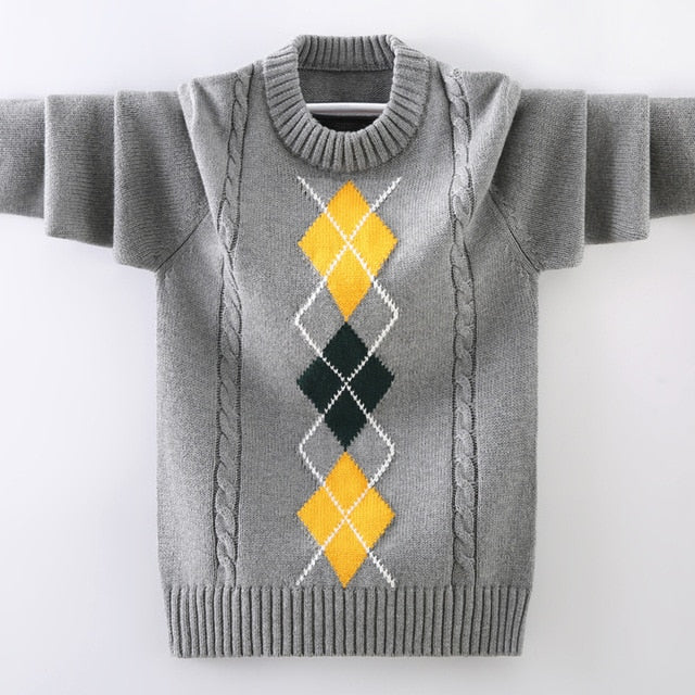 Pullover Sweater Outerwear Top For Boys