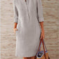 Cotton Linen Dress for Women