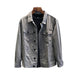 Turn Down Collar Velo Jacket