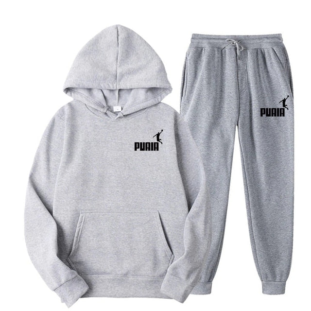 Hooded Sweatshirt Suit Men And Women- Two Piece Set